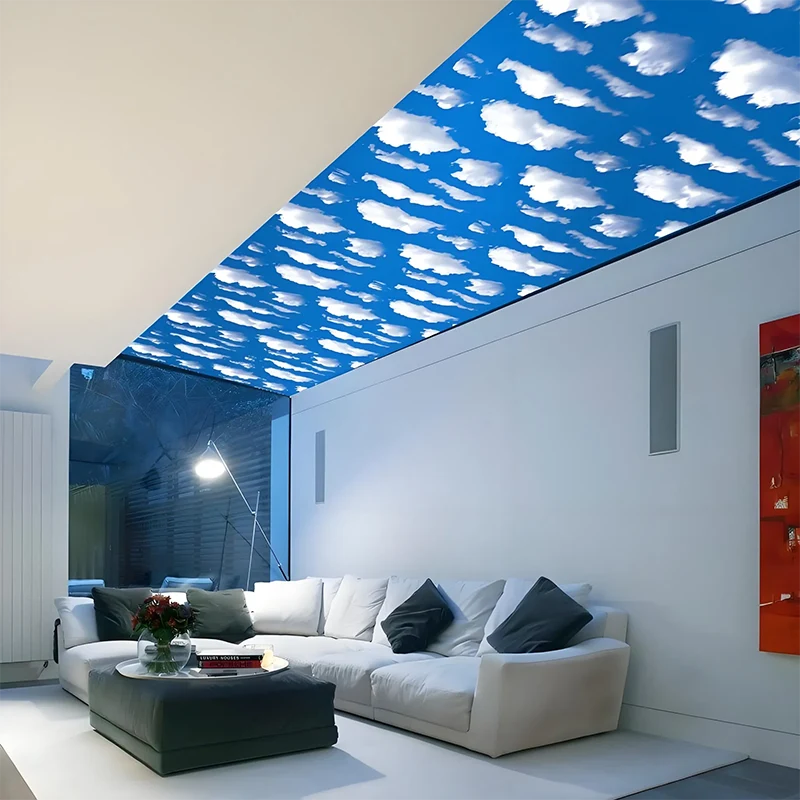 Fényes 3D nyomtatási fal dekoratív PVC falpanel